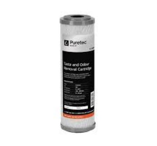 Picture of Extruded Carbon Standard Dia 2.5" Cartridge, 10" 1um